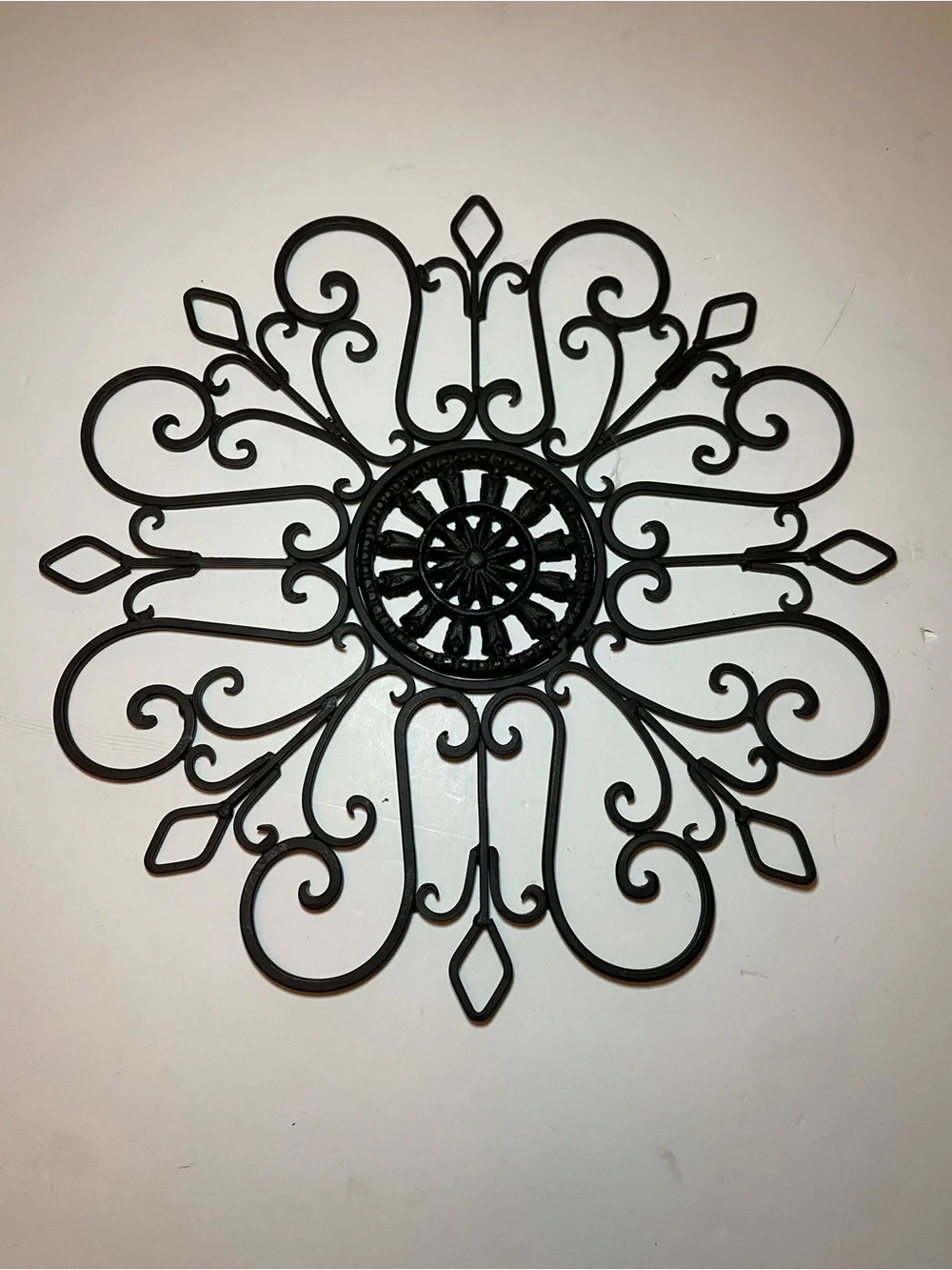 Traditional Iron Scroll Wall Decor- Elegant Scroll Design